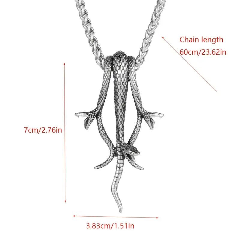 Snakes necklace