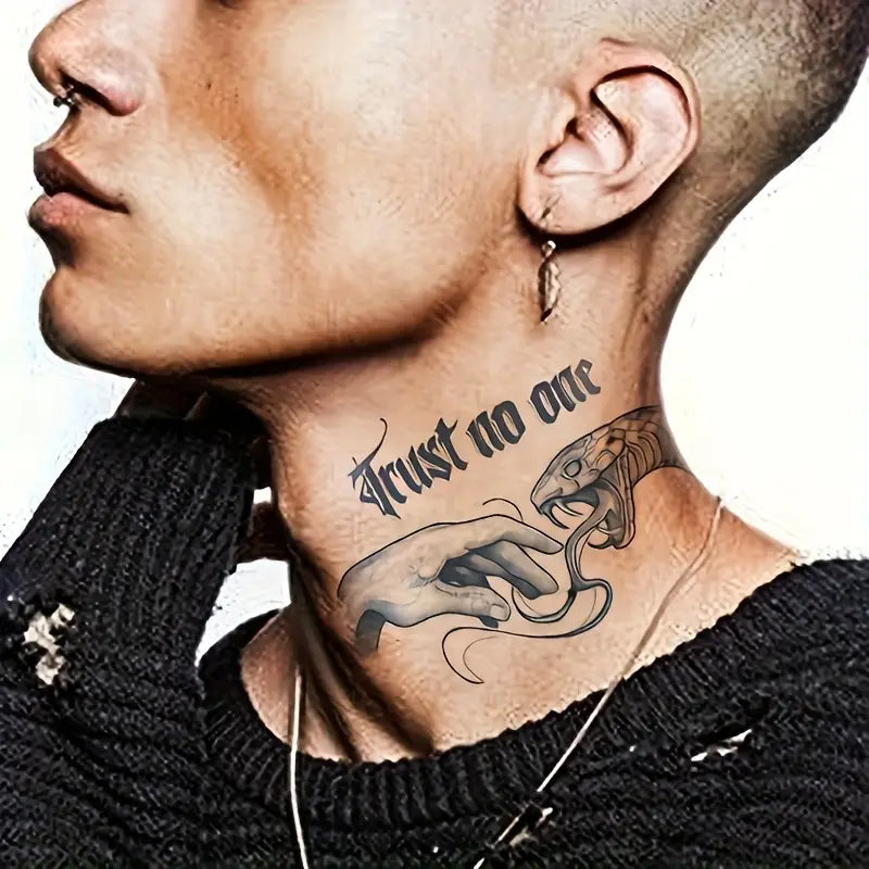 Tattoo Trust no one.