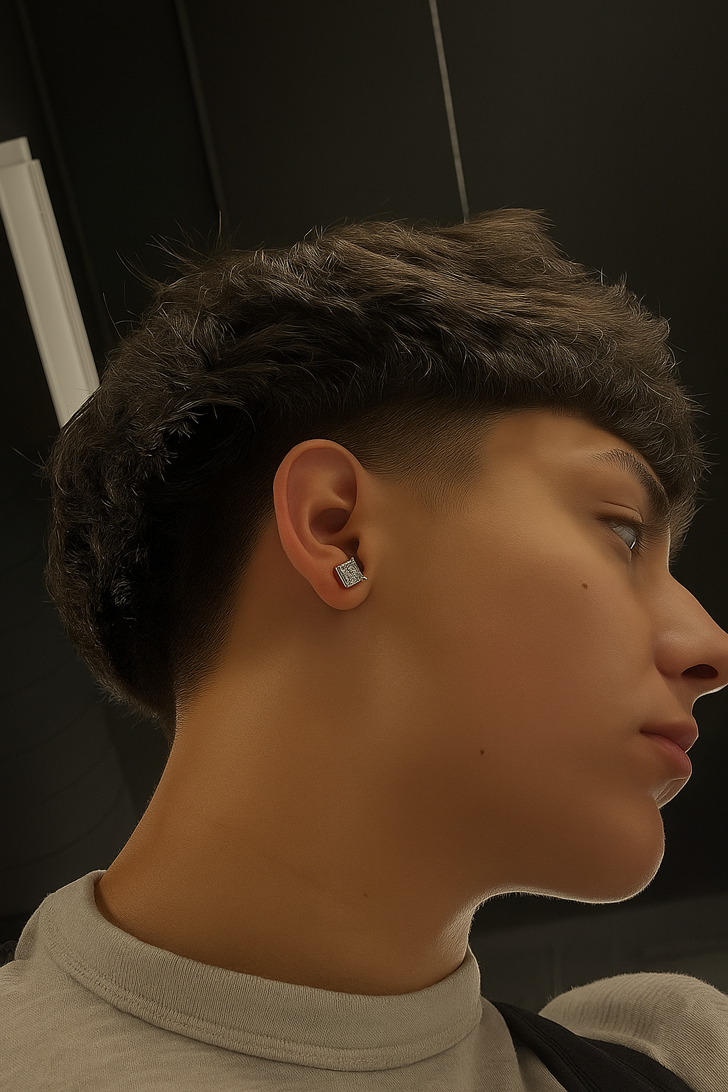 2 Pairs of Earrings (silver+black)